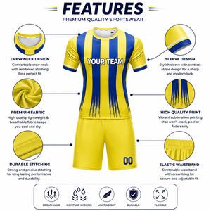 Maillot de football personnalisé, uniforme de football, vêtements de sport, fabricant OEM ODM, vêtements de match personnalisés pour équipes, vêtements de club, vente en gros - Product Image 4