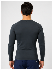 Sous-vêtement médical respirant de qualité supérieure pour hommes, chemise d'uniforme médical à manches longues, coupe ajustée personnalisée, séchage rapide, pour hôpital - Product Image 5