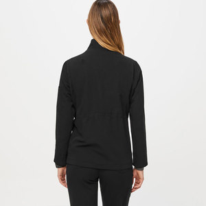 Vestes médicales personnalisées à manches longues en spandex extensible pour femmes, uniformes d'infirmières pour l'automne et l'hiver - Product Image 3