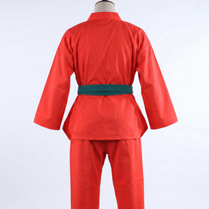 Light Ribbed Taekwondo Uniform Men Jiu Jitsu Uniforms High Quality Custom Judo Uniform <b>White</b> Martial Arts Wear - Product Image 2