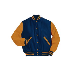 Chaqueta Varsity Personalizada de Alta Demanda, Proveedor OEM al por Mayor, Chaqueta de Lana y Mezclilla con Logotipo Serigrafiado para Hombre - Product Image 5