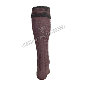 Traditional Bavarian Style Knee High <b>Socks</b> For <b>Men</b> Classic Alpine Folk Festival Wear Twin Colors - Product Image 5