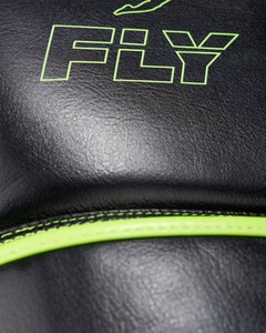 Gants de boxe Fly Boxing en cuir véritable noir et couleur perroquet, 100% cuir véritable, pour le kickboxing, la boxe, les combats et l'entraînement - Product Image 5