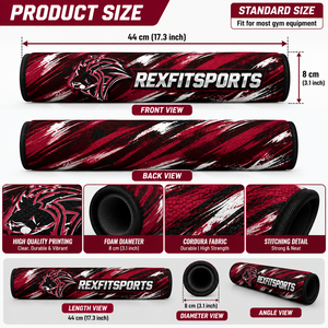 REXFIT SPORTS Bande de protection personnalisée pour canon de paintball, sublimation, couvercle de sécurité, usine OEM Pakistan - Product Image 5