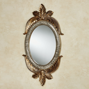 Miroir mural en aluminium artistique personnalisable, cadre élégant et moderne, accent décoratif pour salon et chambre à coucher - Product Image 1