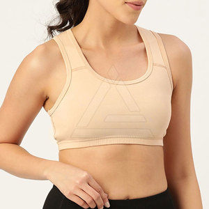 Seamless Women Sports <b>Bra</b> High Impact Padded Yoga Running Gym Fitness Workout Breathable Adjustable Straps Athletic Performance - Product Image 4