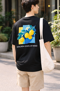 เสื้อยืดคอกลมแขนสั้นทรงโอเวอร์ไซส์ ยูนิเซ็กซ์ ผ้าฝ้าย 100% 220 กรัม ระบายอากาศได้ดี แห้งเร็ว ไม่เป็นขุย ใส่สบาย สไตล์สตรีทแวร์ - Product Image 4