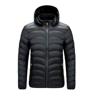 Chaqueta Bomber Estilosa para Hombre, de Lona, Transpirable, Abrigo de Invierno Ligero, Cortavientos, para Clima Frío - Product Image 1