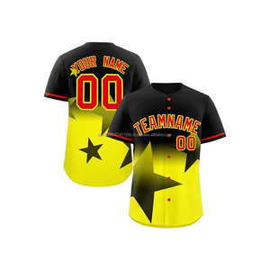 Maillots de baseball et de softball imprimés les plus vendus, prix de gros, derniers uniformes de baseball, vêtements d'équipe haut de gamme, chemises personnalisées avec logo - Product Image 2
