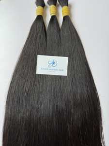 ¡Gran DESCUENTO! Venta al por mayor de cabello humano virgen cabello crudo Vietnam sin procesar doble dibujado Remy cabello 6-32 pulgadas de largo color natural - Product Image 2