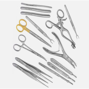 Ensemble d'instruments chirurgicaux orthopédiques professionnels de 14 pièces, kit d'outils médicaux en acier inoxydable manuel - Product Image 3