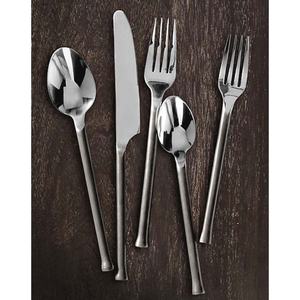 Ensemble de couverts de restaurant réutilisables professionnels avec logo personnalisé, vaisselle en acier inoxydable, manche argenté, fourchette en PP, options de commande en gros - Product Image 4