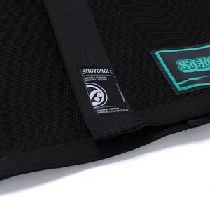 Nuevo Kimono Brasileño de Jiu-Jitsu Negro para Artes Marciales, Uniforme 100% Algodón Transpirable, Ajuste Personalizado, Logotipo Personalizado, Shoyorol Lote 60 440gsm - Product Image 3
