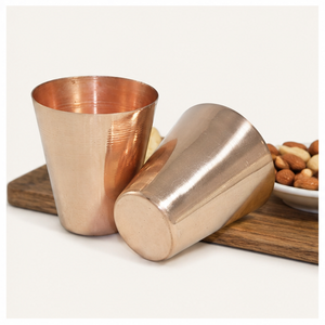Pure <b>Copper</b> Shot Glass Set for Moscow Mules & Cocktails Food Grade Seamless <b>Copper</b> Tumbler for Barware Restaurants - Product Image 4