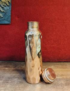 Botella de Agua Potable Ecológica de Cobre Antiguo con Tapa para Fiestas - Product Image 2