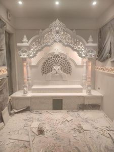 Marble Temple Manufacturer India Marble <b>Mandir</b> Exporter Wholesale Marble Temple Supplier Custom Marble Temple Manufacturer Bulk - Product Image 6