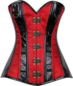 Corsets Vintage pour Femmes, Sexy, Sculptants, Respirants, Modernes, en Brocart, pour Grandes Tailles - Product Image 4