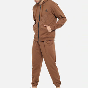 Custom Logo Printed Plus Size <b>Mens</b> Tracksuit Set 100% Cotton Sportswear with <b>Long</b> <b>Sleeve</b> <b>Top</b> Pants for Gym Casual Use Wholesale - Product Image 6