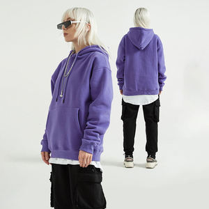 Sweat-shirt de créateur en molleton bouclette avec capuche à quart de zip, doublure satinée polyester/coton, logo brodé personnalisé, collection automne - Product Image 1