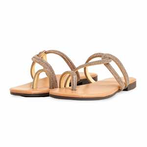 Sandales à talons dorées pour femmes CL1966 - Product Image 3