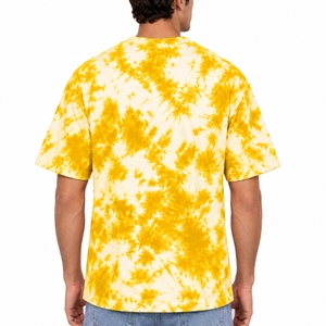 Men Streetwear <b>Tie</b> Dye Short Sleeve Tee Shirt O-Neck Regular Fit Cotton Casual Style Casual Graphic Style Shirt Custom Made - Product Image 2