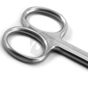 Ciseaux courbés Bee Bee Crown 4,13 pouces en acier inoxydable de haute qualité, instruments chirurgicaux, médicaux et orthodontiques manuels MOL - Product Image 5