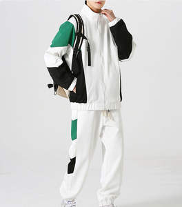 Conjuntos Deportivos de 2 Piezas para Hombre, Moda Primavera-Otoño, Chaquetas con Cuello Alto, Pantalones, Estilo Casual, Conjuntos Deportivos para Hombre - Product Image 3