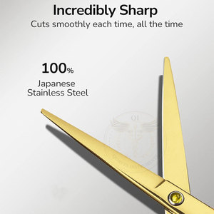 Ciseaux de coiffure durables de haute qualité en acier inoxydable 6CR13, légers, pour droitiers, outil professionnel de coupe de cheveux - Product Image 2