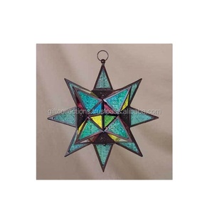 Good Quality New Design <b>Star</b> <b>Hanging</b> Candle Holder Lantern for Home and Garden Decoration at Affordable Price for Export - Product Image 3