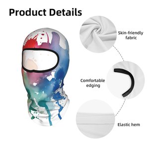 Splendid Apparel - Pasamontañas con estampado de acuarela colorido, unisex, para adultos, transpirable, impermeable, de nailon, cobertura total - Product Image 6