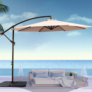 Parasol de jardin moderne MD09 de conception contemporaine, fabriqué au Vietnam, en alliage d'aluminium, OEM. - Product Image 3