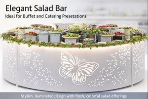 Comptoir de présentation de cuisine Grand Royal pour mariage - Product Image 4