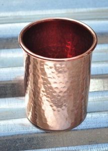 Copper glasses premium elegant drink <b>cups</b> metal tumblers for water juice cocktail use durable <b>reusable</b> kitchen dining drinkware - Product Image 2