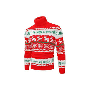 Pull de Noël moche pour homme, motif dinosaure T-Rex, tricoté, col rond, drôle, pour les fêtes d'hiver - Product Image 2