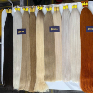 ผู้จัดจำหน่ายผมมนุษย์เวอร์จินแท้ 100% ขายส่ง ผมเวียดนามแบบตรง ความยาว 10 นิ้ว - 34 นิ้ว แบบ Super Double Drawn - Product Image 1