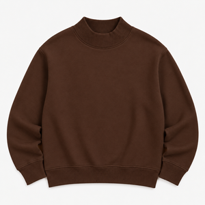 Nouveau sweat-shirt à col montant imprimé surdimensionné pour femme, style moderne, design OEM, écologique, pour l'hiver - Product Image 5