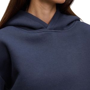 Sweat-shirt à capuche décontracté en néoprène pour femme, pull à manches longues confortable pour le quotidien, streetwear, personnalisable OEM ODM - Product Image 3
