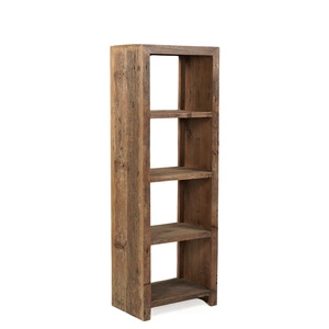 Modern Eco-Friendly Foldable Mango Wood 5-Tier Floating <b>Shelf</b> Bookcase Freestanding Storage Furniture for <b>Bedroom</b> School Home - Product Image 1