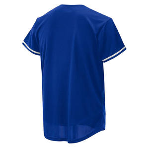 Camiseta de béisbol para hombre, transpirable, que absorbe la humedad, deportiva, de corte atlético, con botones, estilo uniforme de equipo, informal, para entrenamiento. - Product Image 4