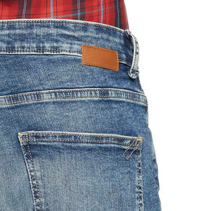 Pantalones Vaqueros de Diseñador para Hombre al por Mayor, Lavado Medio, Corte Ajustado y Estrecho, con Logotipo Personalizado, Elásticos, Casuales, Fabricante - Product Image 4