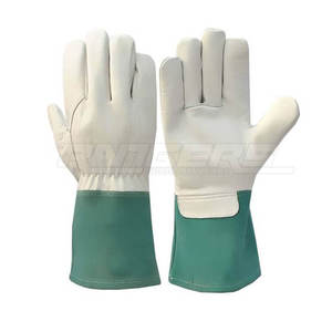 Gants de soudure en cuir de haute qualité, protection forte contre l'abrasion, gants de sécurité, logo personnalisé, gants de construction industrielle - Product Image 3