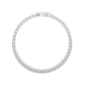 Bracelet tennis en or rose 9 carats avec diamants de laboratoire taille radiant sertis clos, 5,49 CTW - Product Image 6