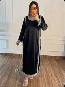 TOP PLAZZO MODERNE EN SOIE NATURELLE LOURDE AVEC BRODERIE DE PAILLETTES ET TRAVAIL MANUEL PAL POUR SOIRÉE - Product Image 2