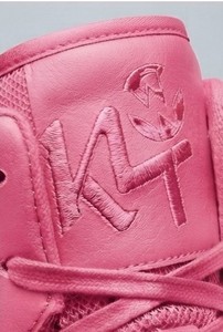 KLTW INT'L KL-BS-001 Chaussures de lutte montantes roses, tige en PU, doublure en mesh, semelle extérieure en caoutchouc, unisexe, pour entraînement de combat et salle de sport - Product Image 5