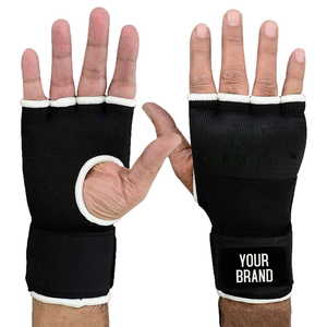 Padded Leather Inner <b>Gloves</b> for Boxing Open Finger Hand Wraps Custom Logo Training Wrist Support Gear Bodybuilding Sports - Product Image 1