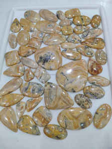 Piedra preciosa de encaje loco mexicano Natural de alta calidad cabujones sueltos de encaje loco mexicano piedra al por mayor para la fabricación de joyas piedra - Product Image 2