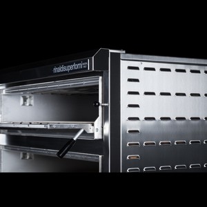 Four électrique à convection/turbo RINALDI SUPERFORNI, fabriqué en Italie, en acier inoxydable, haute puissance isolante, contrôle numérique par minuterie. - Product Image 5