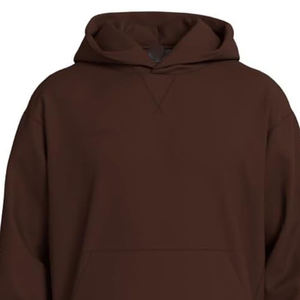Sweat-shirt à capuche pour homme, couleur unie, en polaire, décontracté, pour l'automne, coupe classique, tricoté, manches longues - Product Image 6