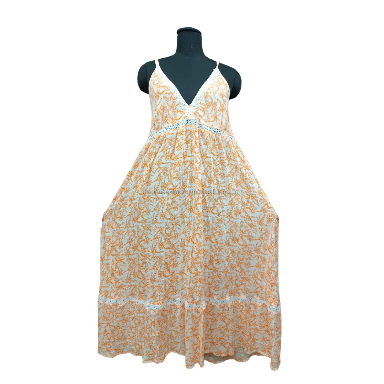 Printed Dress Beach Wear Long Umbrella Maxi Gown Sleeveless Gowns  Embroidered Dress for Luxury Women| Alibaba.com