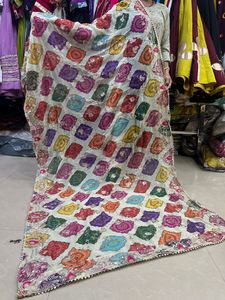 Dupatta Vintage de Georgette Puro con Diseño Tradicional de la Colección NRI, Accesorio de Moda Étnica - Product Image 4